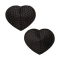 CalExotics Radiance Heart Pasties – Reusable Self-Adhesive Nipple Covers with Sparkling Gems