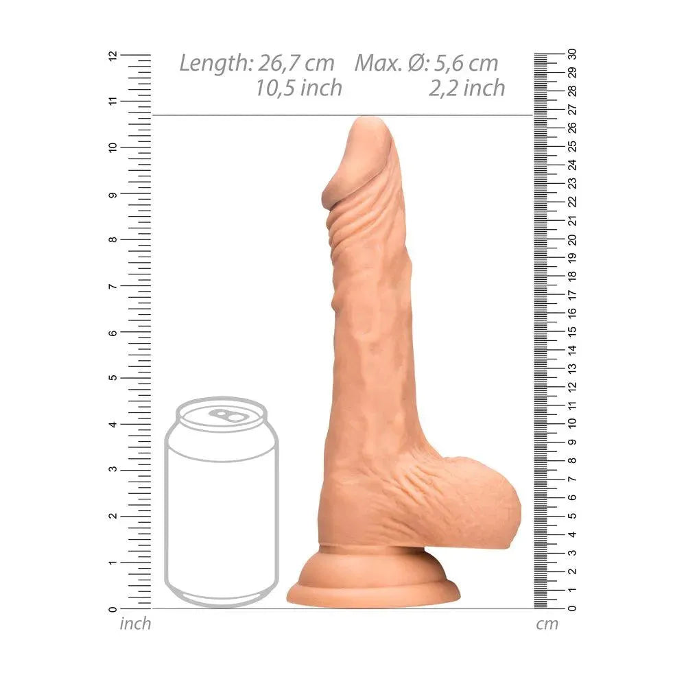 RealRock 10 Inch Dong With Testicles Flesh - Rapture Works