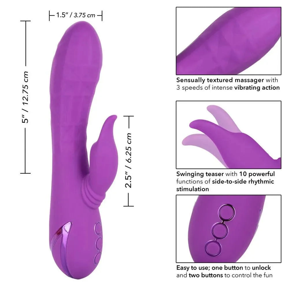 Rechargeable Valley Vamp Clit Vibrator - Rapture Works