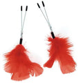 RED FEATHER NIPPLE CLAMPS