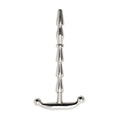 RIBBED STAINLESS STEEL URETHRAL STICK