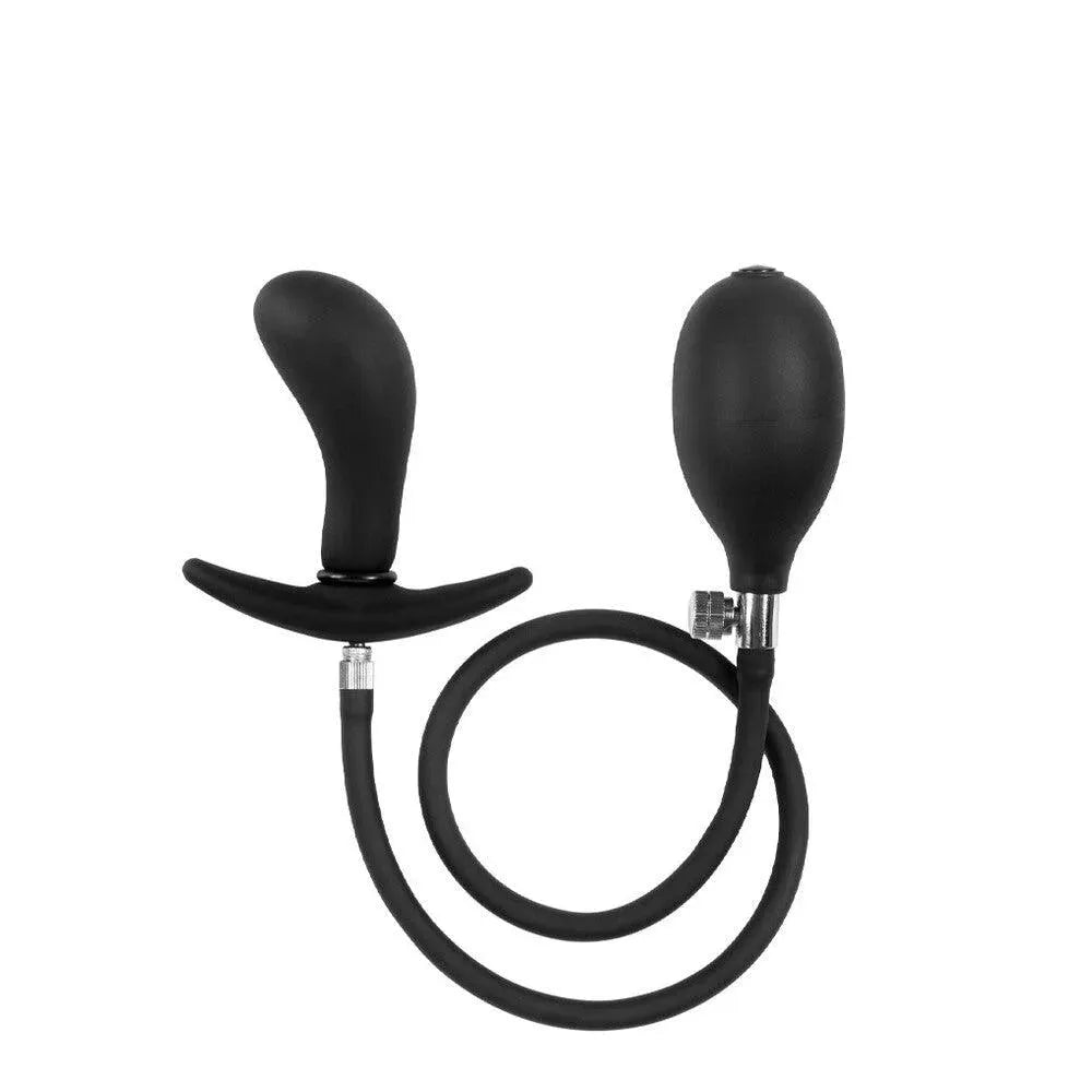 Rimba Latex Play Inflatable Anal Plug - Length of plug 80 mm - Rapture Works