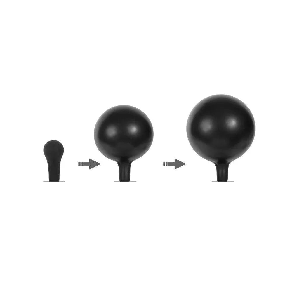 Rimba Latex Play Inflatable Anal Plug - Rapture Works