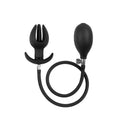 INFLATABLE TULIP-SHAPED ANAL PLUG WITH PUMP