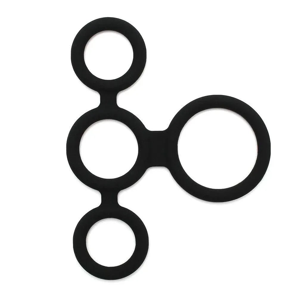 Rimba Quatro Cock Ring And Ball Splitter - Rapture Works