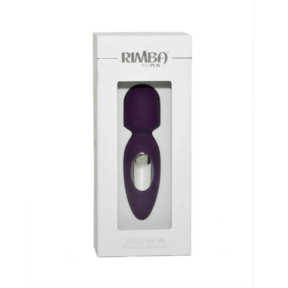 Rimba Valencia Mini Wand Vibrator Purple - Rapture Works