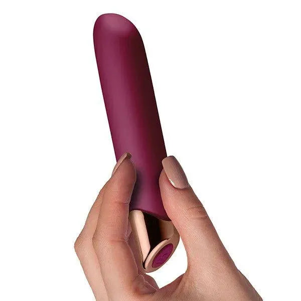 Rocks Off Chaiamo Burgundy Rechargeable Vibrator - Rapture Works