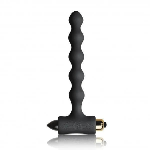 Rocks Off Pearls Petite Sensations Black Butt Plug - Rapture Works