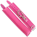 LEATHER PADDED ANKLE CUFFS – PINK