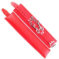 LEATHER PADDED ANKLE CUFFS – RED