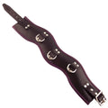 LEATHER PADDED POSTURE COLLAR – BLACK & PURPLE