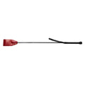 LEATHER ANACONDA RIDING CROP – BURGUNDY