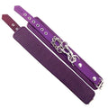 LEATHER WRIST CUFFS – PURPLE