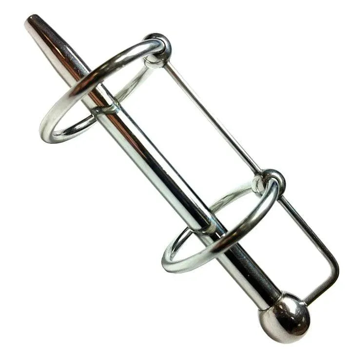 Rouge Stainless Steel Double Ring Sperm Stopper - Rapture Works