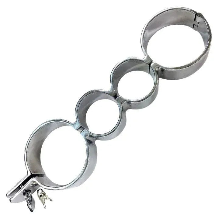 Rouge Stainless Steel Heavy Metal Wrist and Ankle Binder - Rapture Works