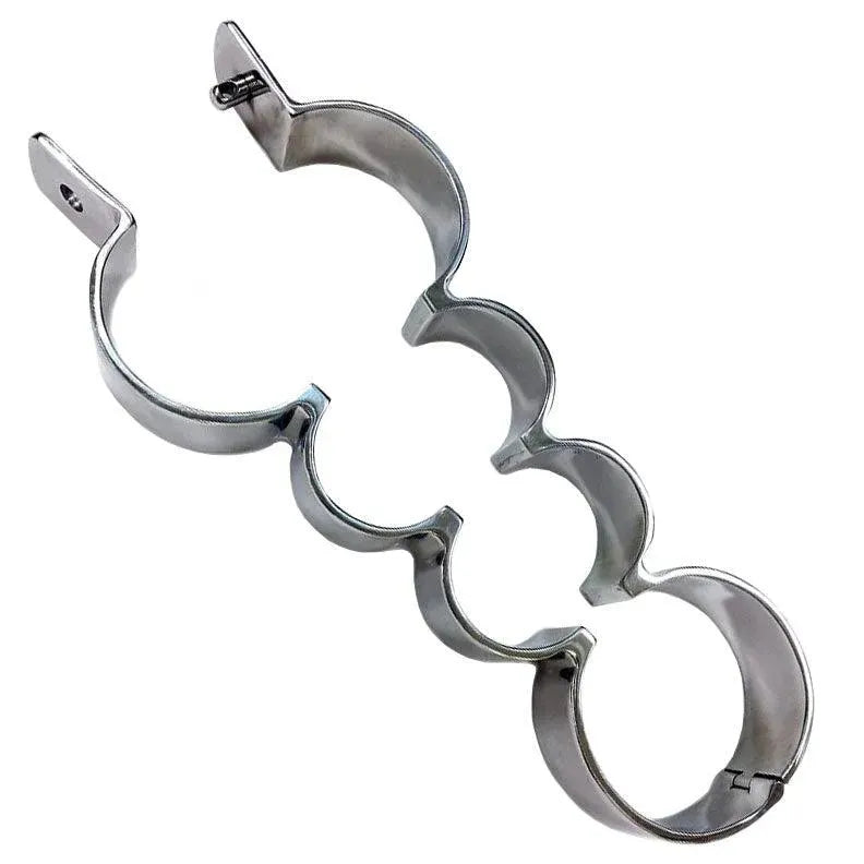 Rouge Stainless Steel Heavy Metal Wrist and Ankle Binder - Rapture Works