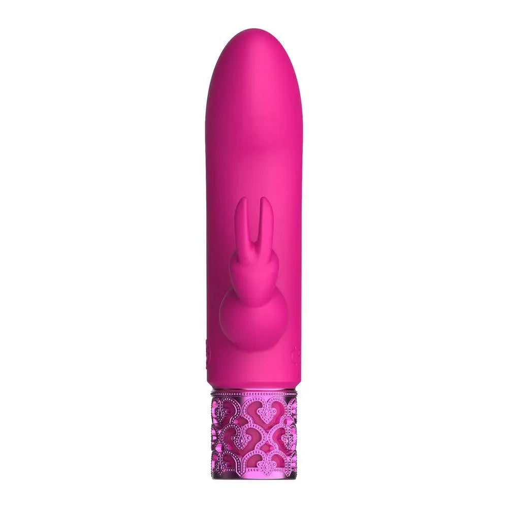 Royal Gems Dazzling Rechargeable Rabbit Bullet Pink - Rapture Works