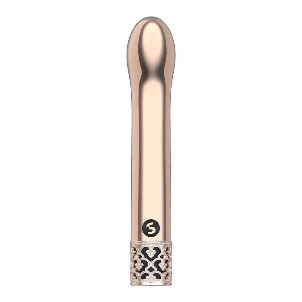 Royal Gems Jewel Rechargeable G-Spot Bullet Rose Gold - Rapture Works