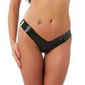 LATEX PLAY G-STRING - BLACK