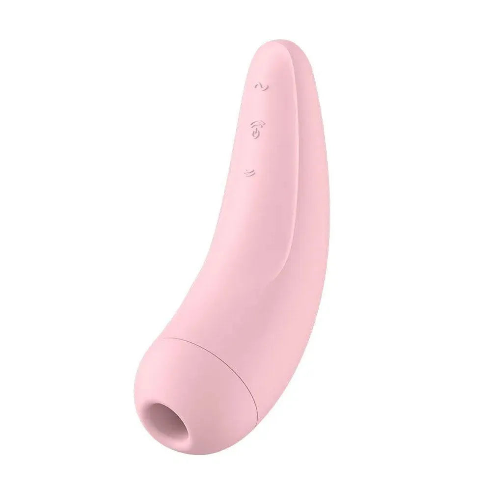 Satisfyer App Enabled Curvy 2 Plus Clitoral Massager Pink - Rapture Works