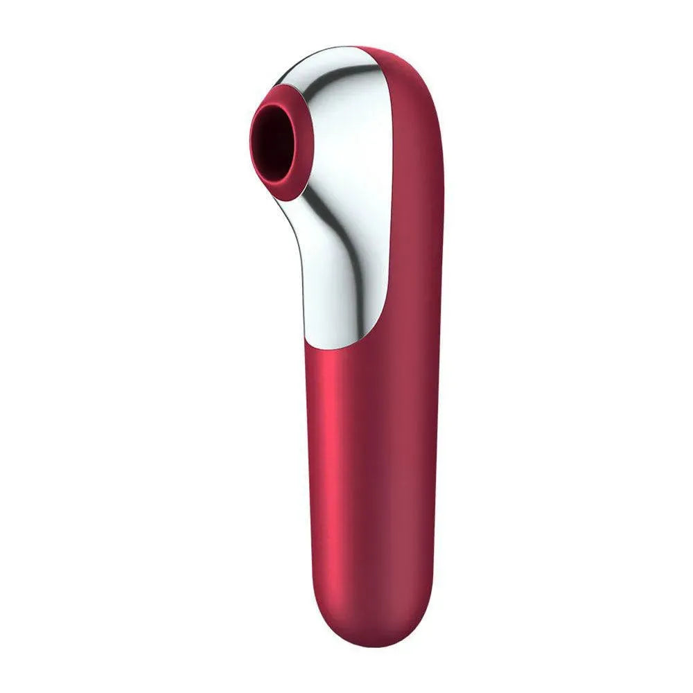 Satisfyer App Enabled Dual Love Clitoral Massager Red - Rapture Works