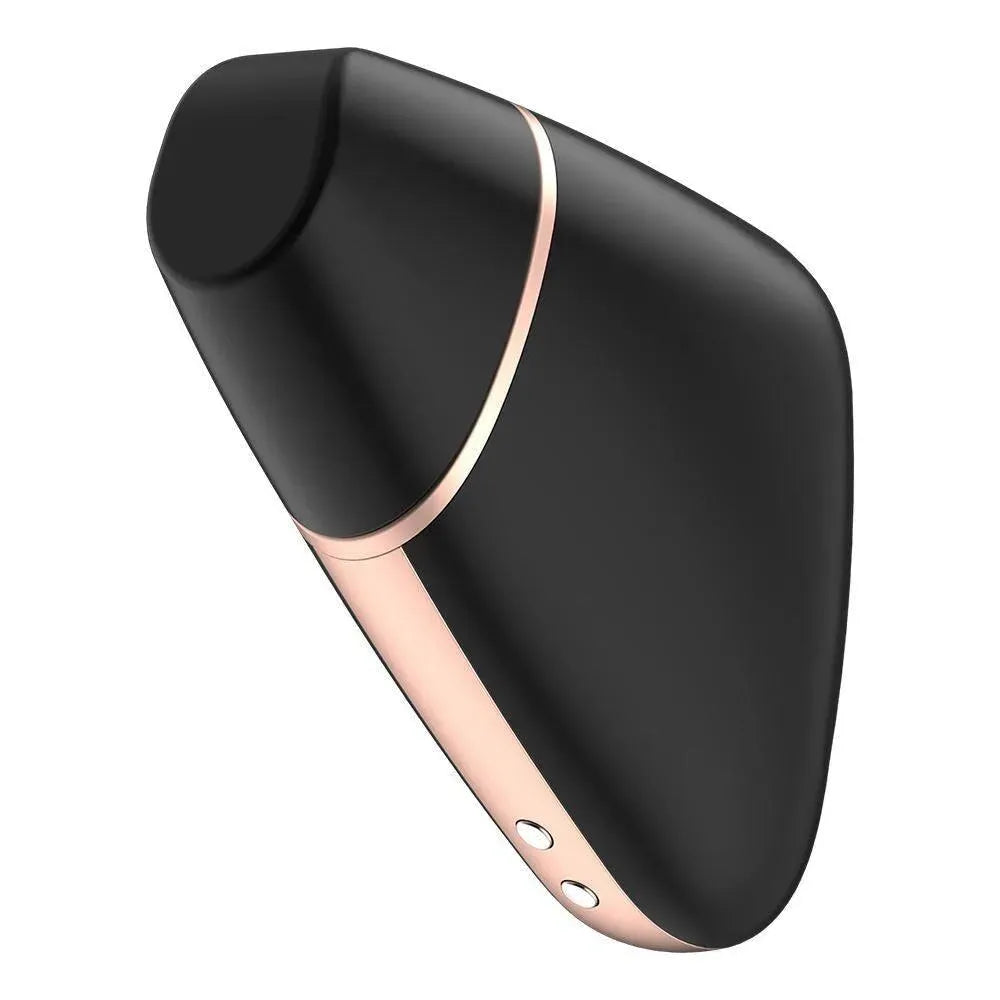 Satisfyer App Enabled Love Triangle Clit Massager Black - Rapture Works