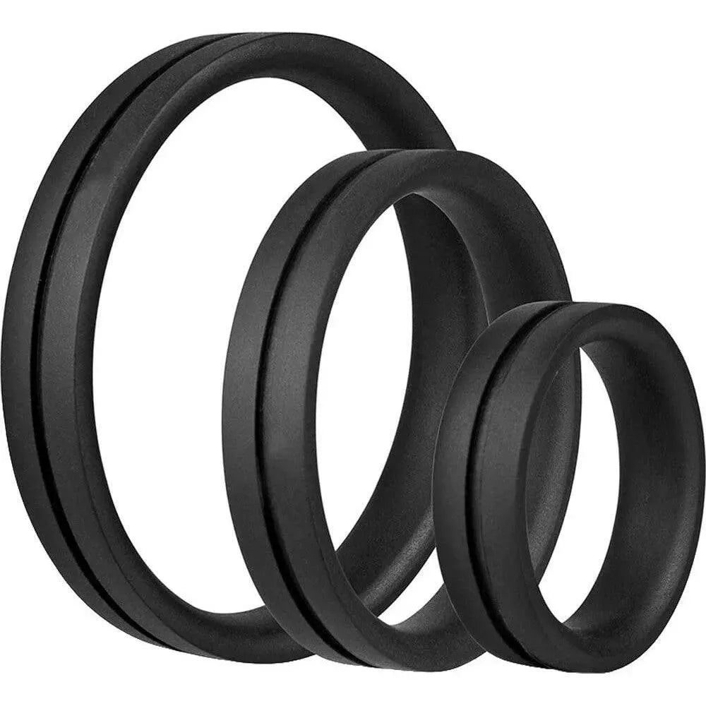 Screaming O RingO Pro X3 Cock Rings Black - Rapture Works
