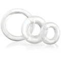 RING O COCK RINGS – 3-PIECE CLEAR