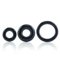 RING O COCK RINGS – 3-PIECE BLACK