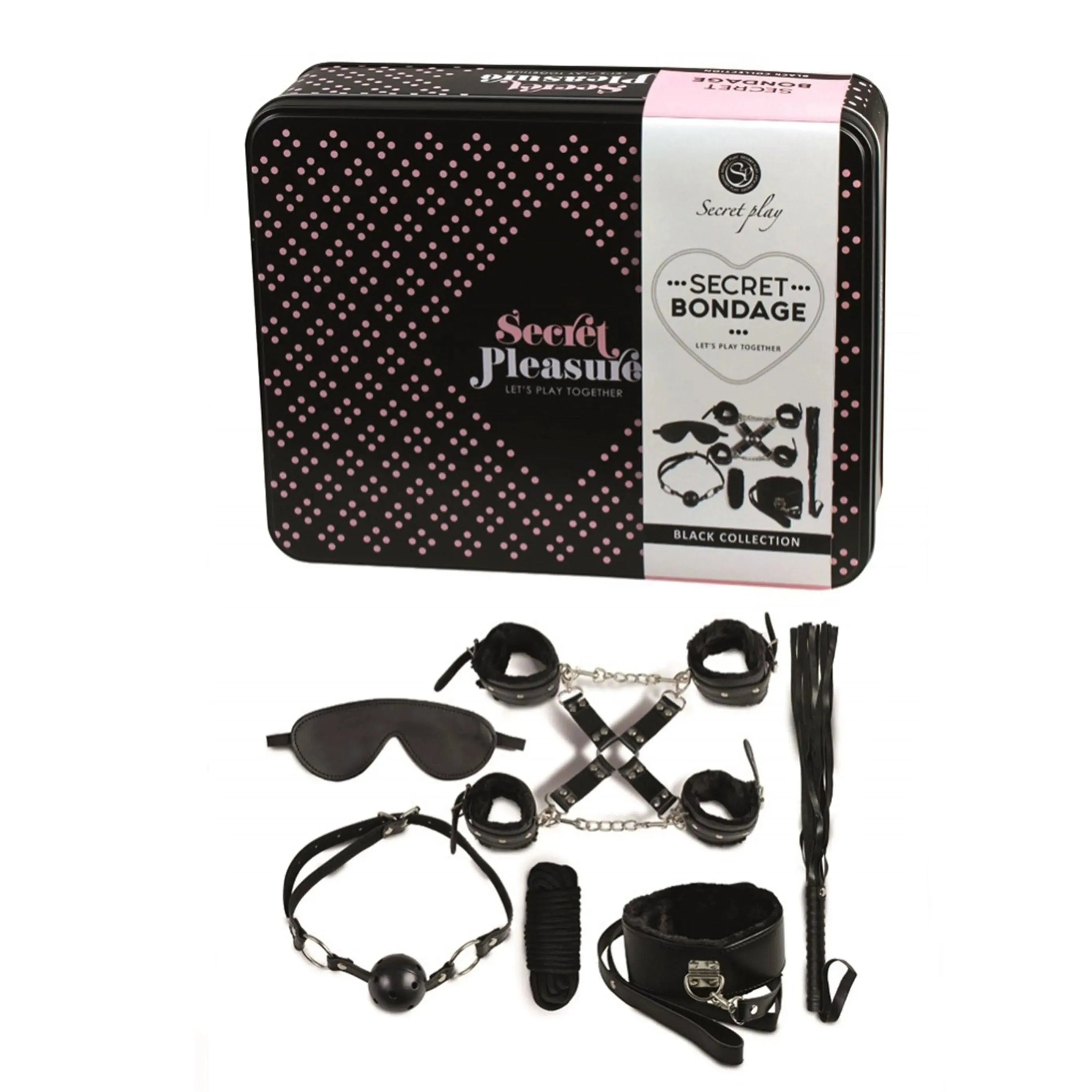 Secret Bondage Kit Black Collection - Rapture Works