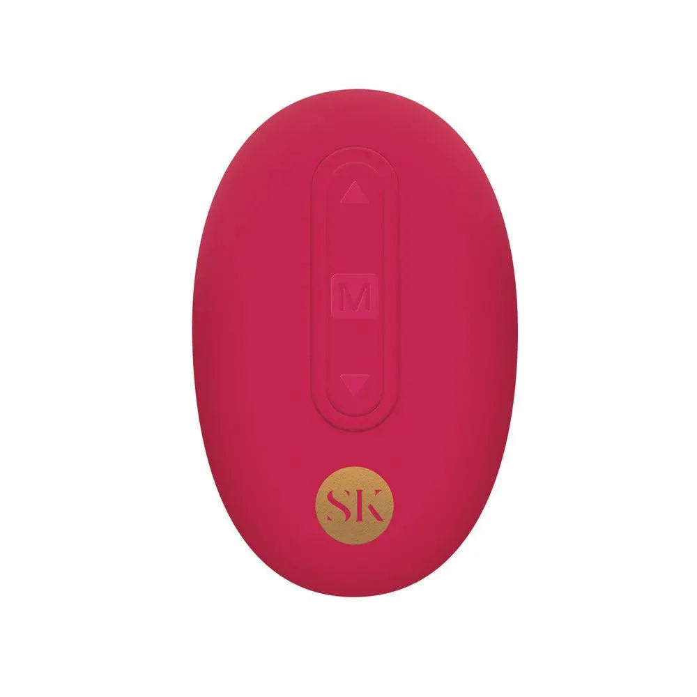 Secret Kisses Remote Floret Vibrating Butt Plug - Rapture Works
