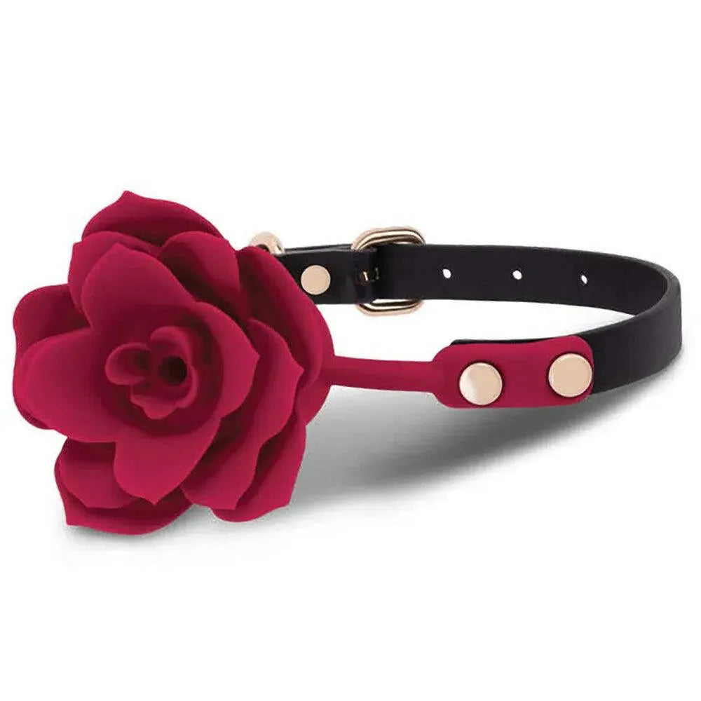 Secret Kisses Rosegasm Bloom Silicone Gag - Rapture Works