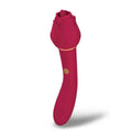 SECRET KISSES ROSEGASM LINGO DUAL-ENDED FLICKERING VIBRATOR