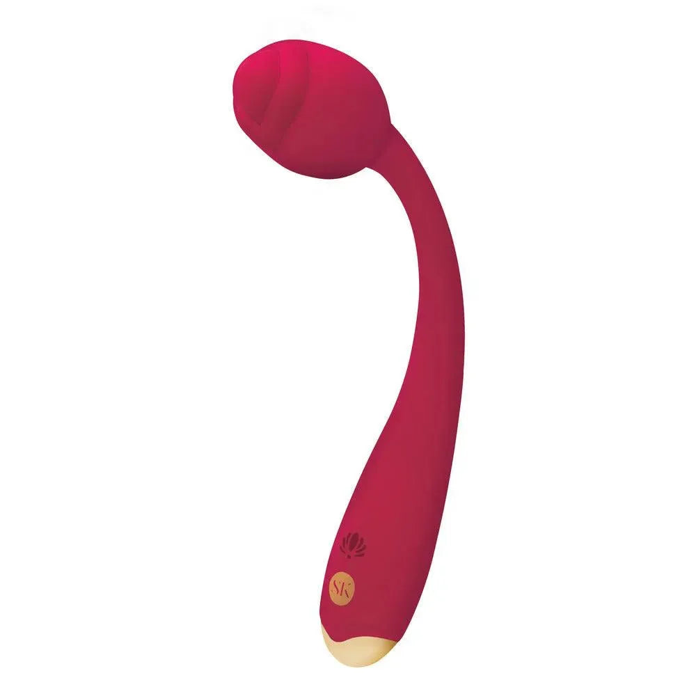 Secret Kisses Rosegasm Long Stem Vibrating - Rapture Works