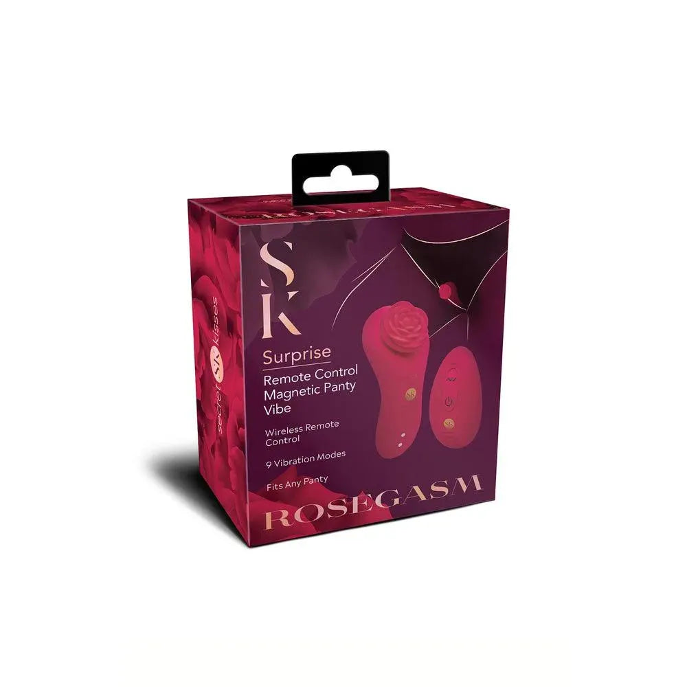 Secret Kisses Rosegasm Rose Surprise Panty Vibe - Rapture Works