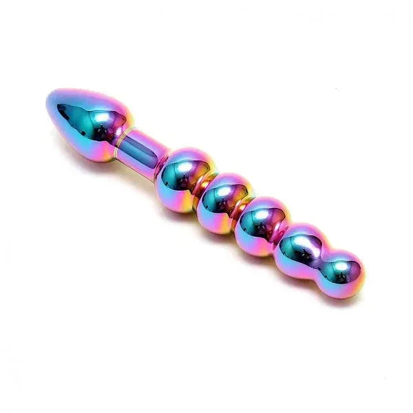 Sensual Multi Coloured Glass Laila Anal Probe - Rapture Works