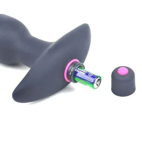 Silicone Butt Plug With Vibrating Bullet - Rapture Works