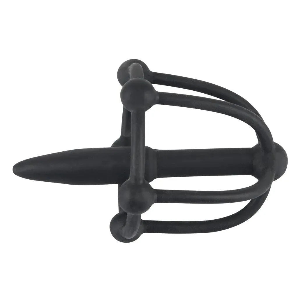 Silicone Penis Plug WIth Glans Cage - Rapture Works