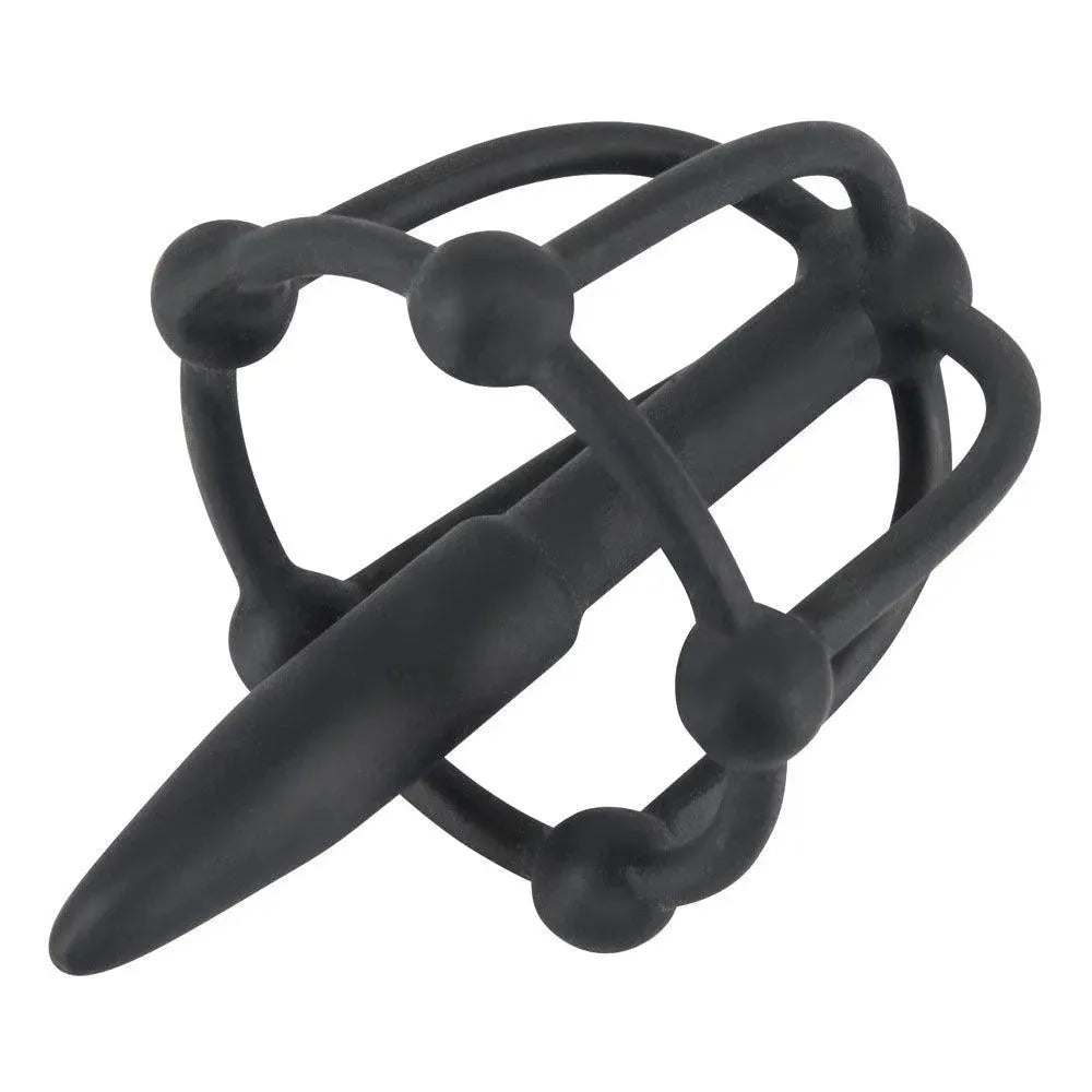 Silicone Penis Plug WIth Glans Cage - Rapture Works