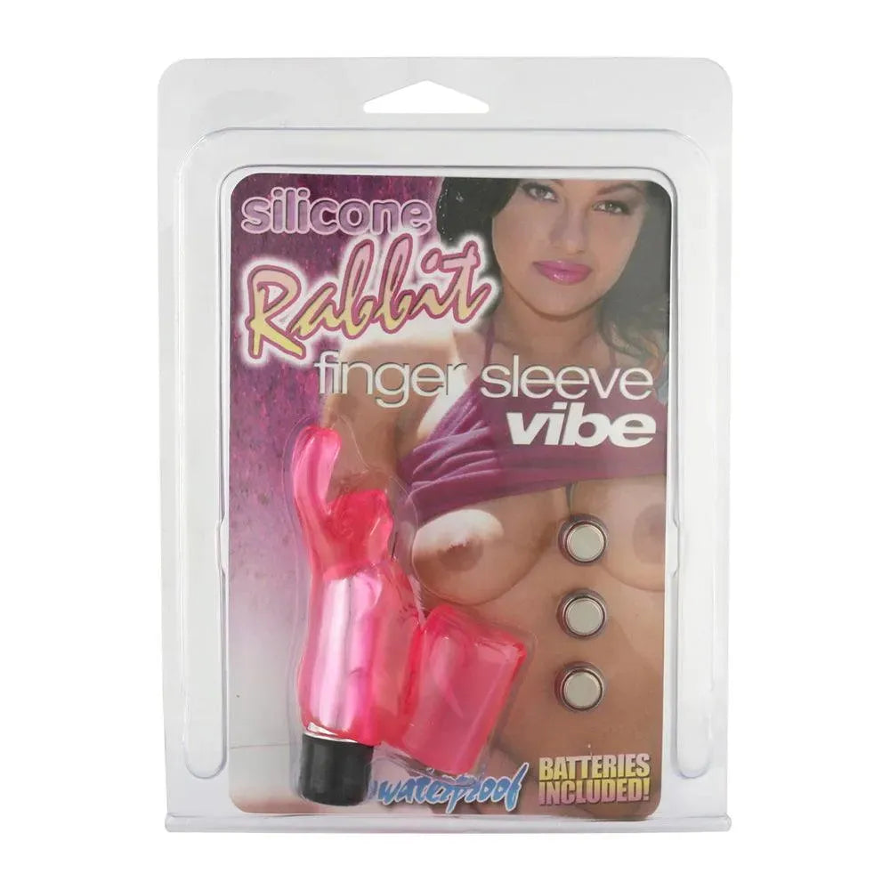 Silicone Rabbit Finger Sleeve Vibe - Rapture Works