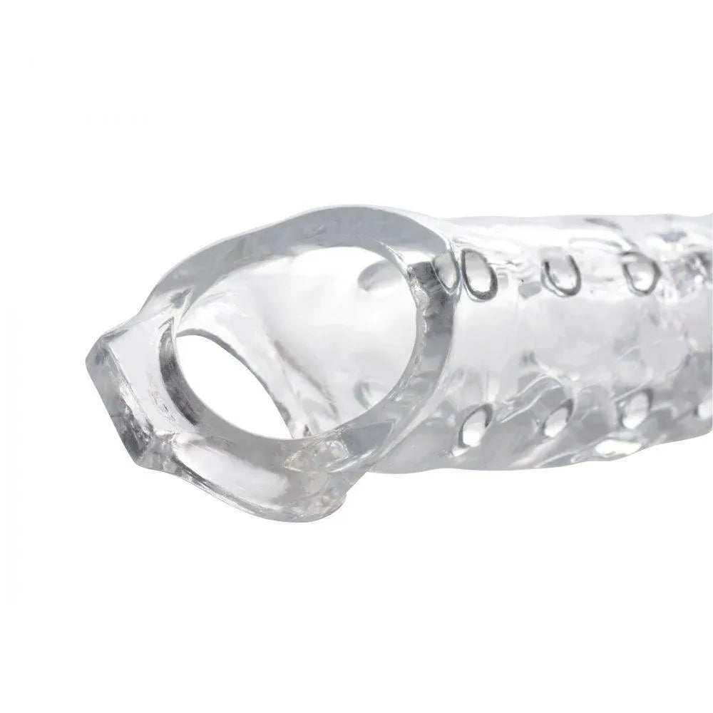 Size Matters 3 Inch Clear Penis Extender Sleeve - Rapture Works