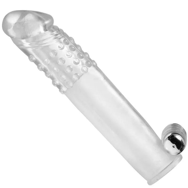 Size Matters Clear Vibrating Penis Sleeve - Rapture Works
