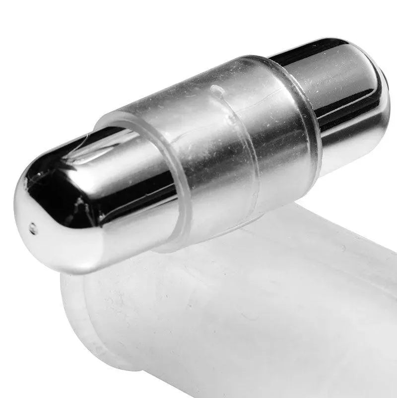 Size Matters Clear Vibrating Penis Sleeve - Rapture Works
