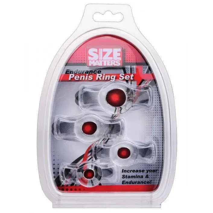 Size Matters Endurance Penis Ring Set - Rapture Works