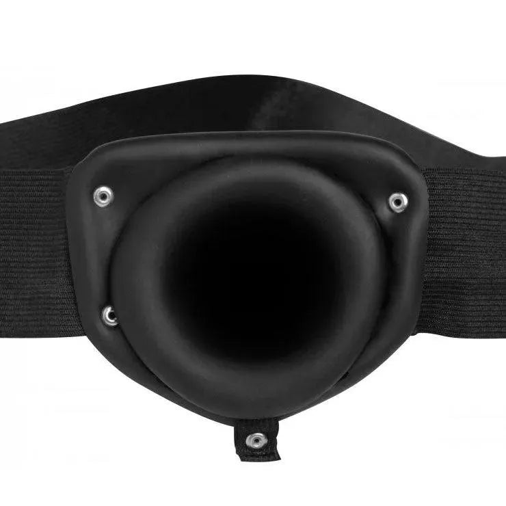 Size Matters Erection Assist Hollow Silicone Dildo Strap On - Rapture Works
