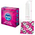 Skins Dots & Ribs - 4 Pack, Enhanced Sensation Condoms for Him & Her