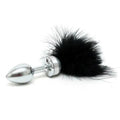 RIMBA SMALL BUTT PLUG WITH BLACK FEATHER