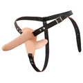 SOFT TOUCH VIBRATING DOUBLE STRAP-ON 6"