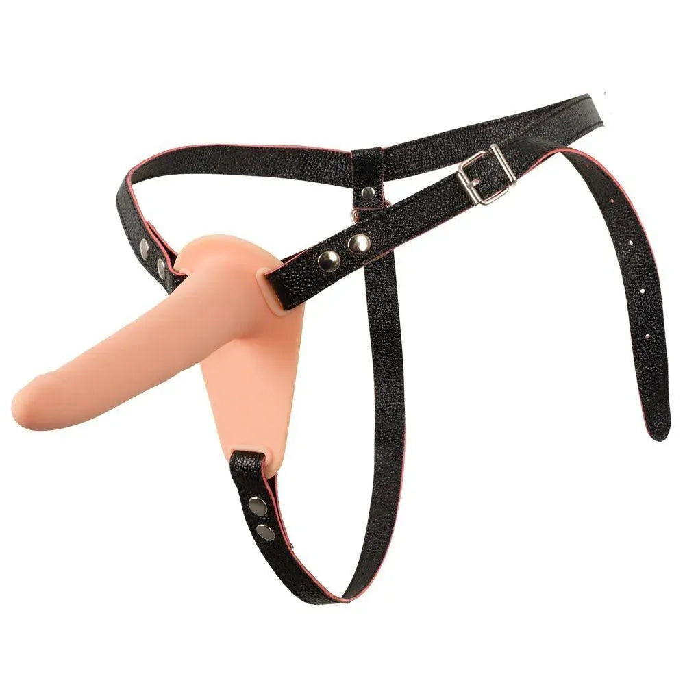 Soft Touch Silicone Rechargeable Vibrating Strap On - Rapture Works