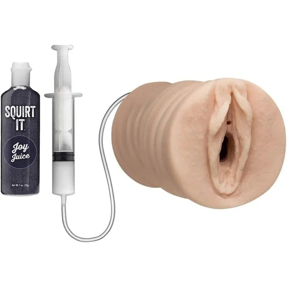 Squirting Pussy Stroker with Joy Juice Vanilla - Rapture Works